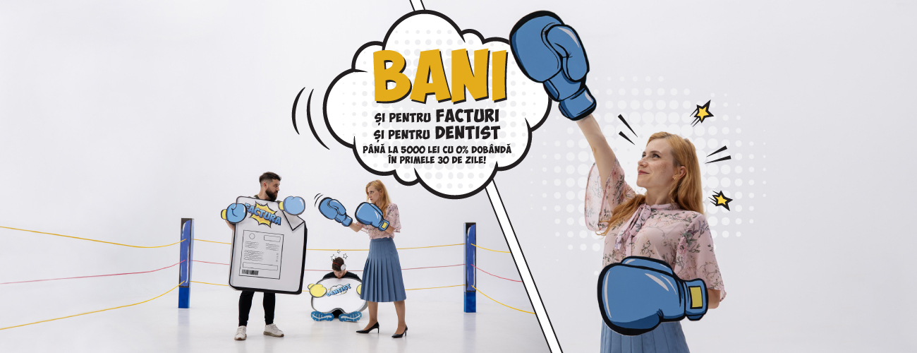 Bani pentru greutățile tale financiare