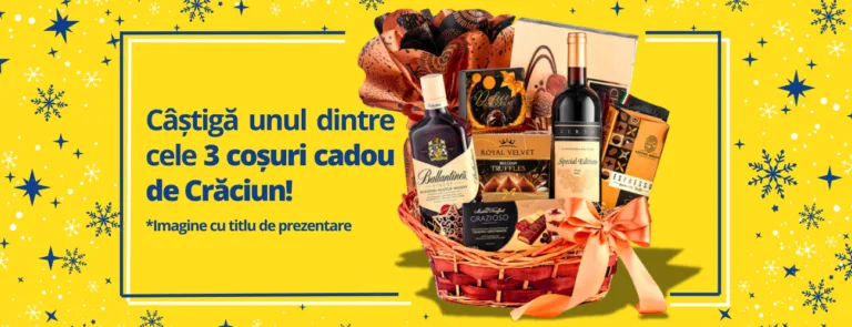 Câștigă un coș cadou de Crăciun!
