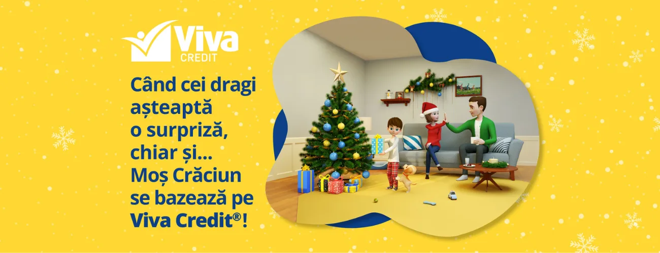 Chiar și Moș Crăciun se bazează pe Viva Credit!