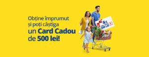 CONCURS: Câștigă 4x card cadou 500 lei pentru Paște!