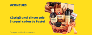 #CONCURS Câștigă un coș cadou de Paște!