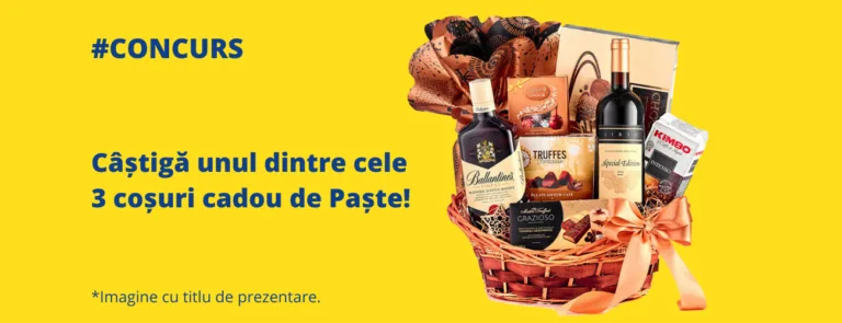 #CONCURS Câștigă un coș cadou de Paște!