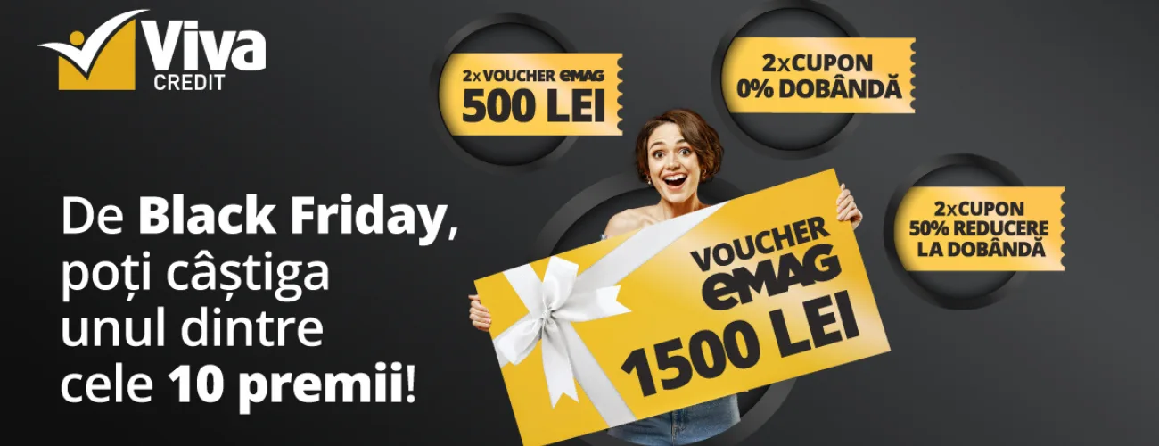 #Concurs: Câștigă unul dintre cele 10 premii de #BlackFriday!