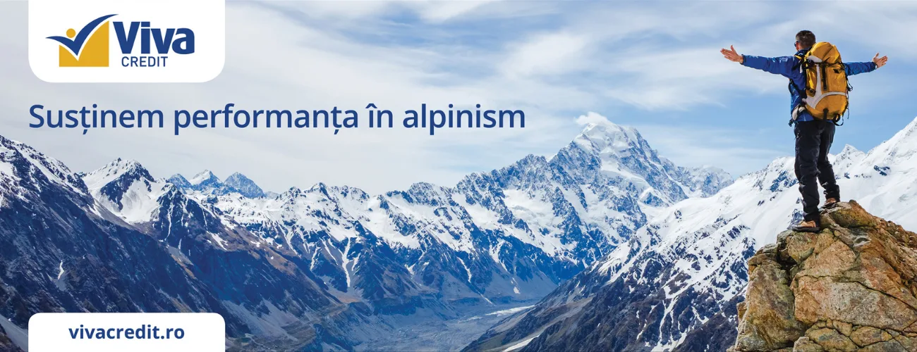 Viva Credit susține performanța în alpinism!