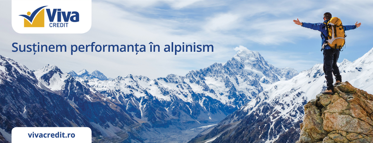 Viva Credit susține performanța în alpinism!
