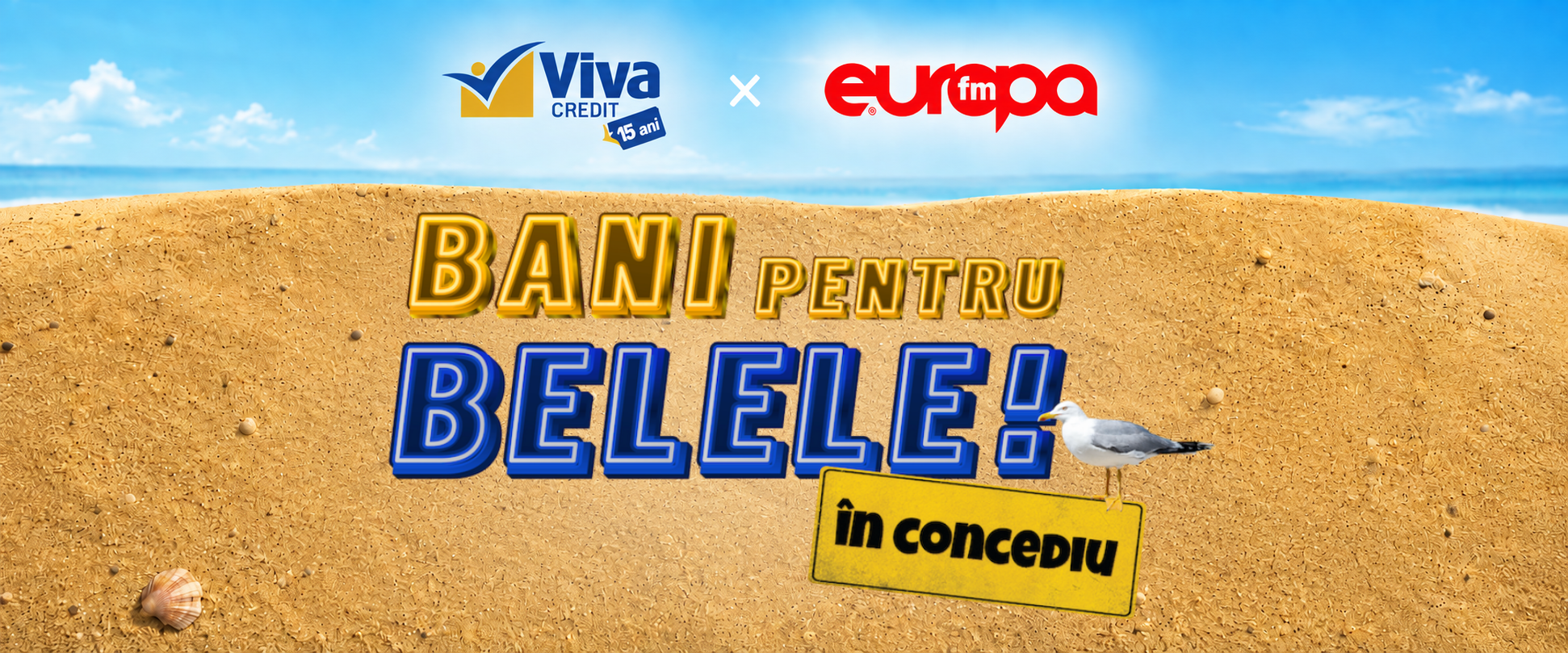 Belele in concediu premiate de Viva Credit in direct la EuropaFM